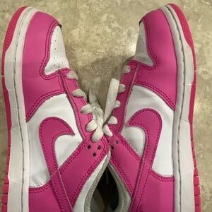 Nike Pink and White Athletic Shoes